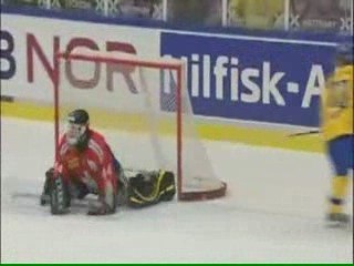 Un lob au hockey sur glace