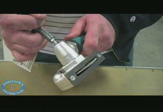 Lubricating a Dynabrade Cut-off Wheel Tool