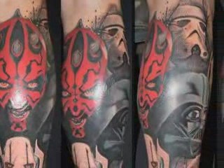 Star wars tattoo by Dimitri Hk
