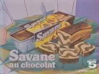 Pub gâteaux Savane 1986