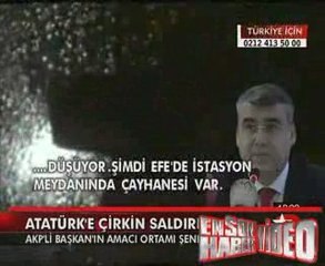 akp li başkandan atatürk e çirkin saldırı