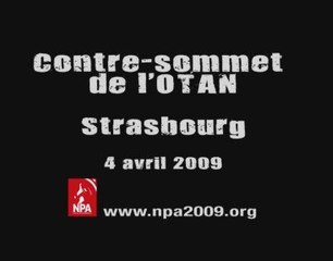 Manif contre le sommet de l'Otan - Strasbourg, 4 avril