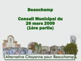 Beauchamp CM du 26 mars 2009 (1ère partie)