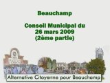 Beauchamp CM du 26 mars 2009 (2ème partie)