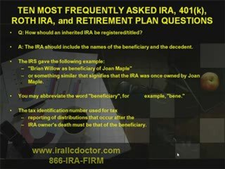 You will NEVER be Asked!! IRA LLC|IRA|IRA|Roth IRA Question