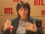 Martine Aubry invitée de RTL (08/04/09)