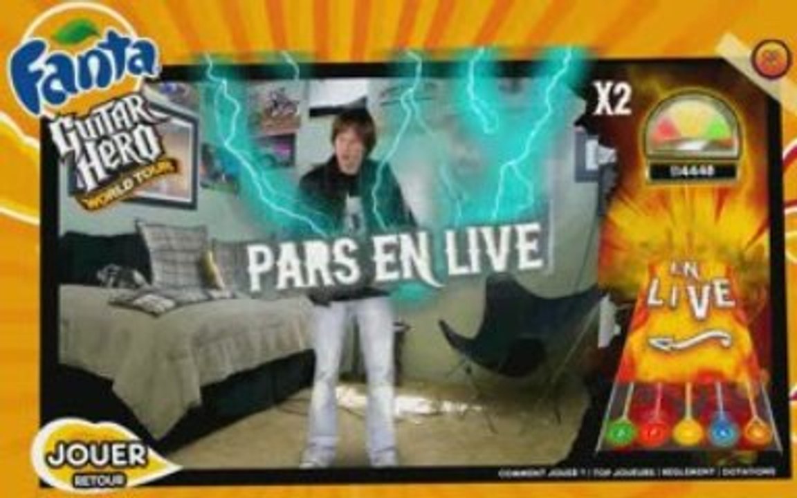 Fanta Guitar Hero Wolrd Tour Nmarion guitare 181929 points