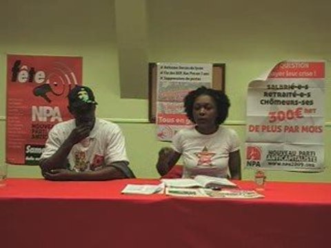 NPA LKP débat 3ème partie avec Alex et Virginie à Rouen