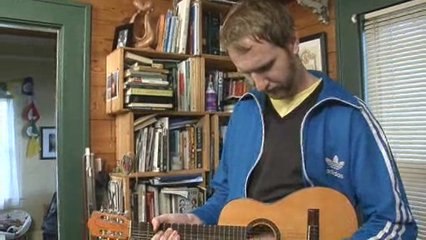 Hot Dad Action: Baby Plays A Bass Guitar