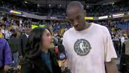 NBA Postgame Kobe Bryant April 07, 2009