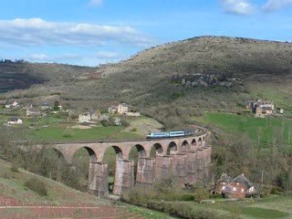 X2122+05, RDZ - BLG n°870160, Viaduc de Tournemire, 29-03-09