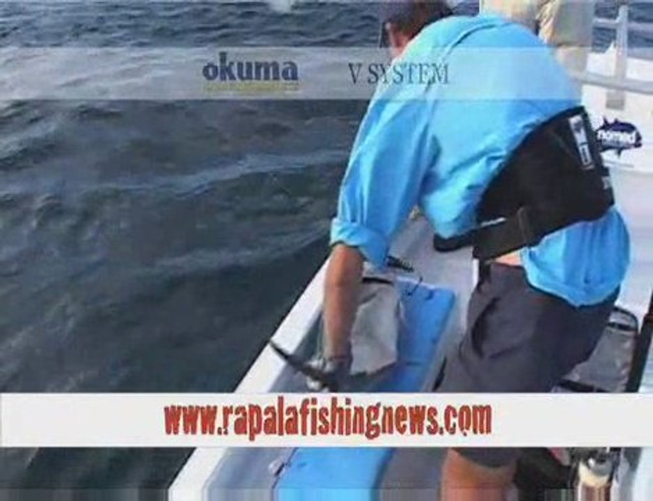 Mark Berg catches huge fish with Okuma Reel