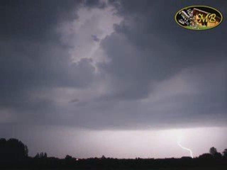 Orage multicellulaire du 31 juillet 2008