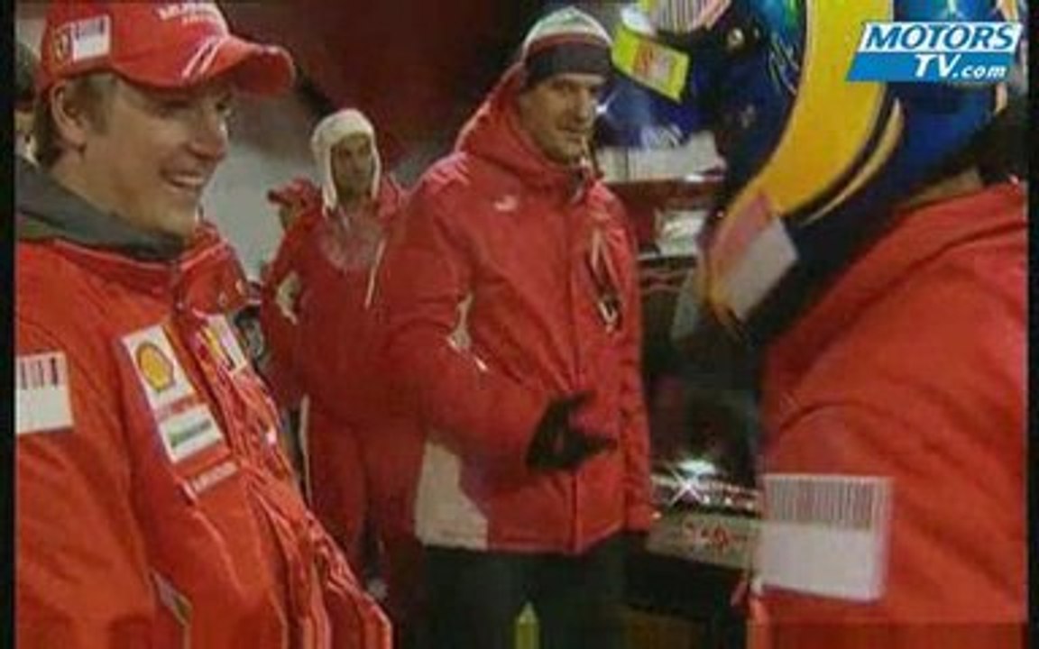 Portrait Kimi Raikkonen F1 Ferrari