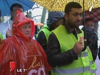 Nantes : Manifestation des salariés de Trelleborg