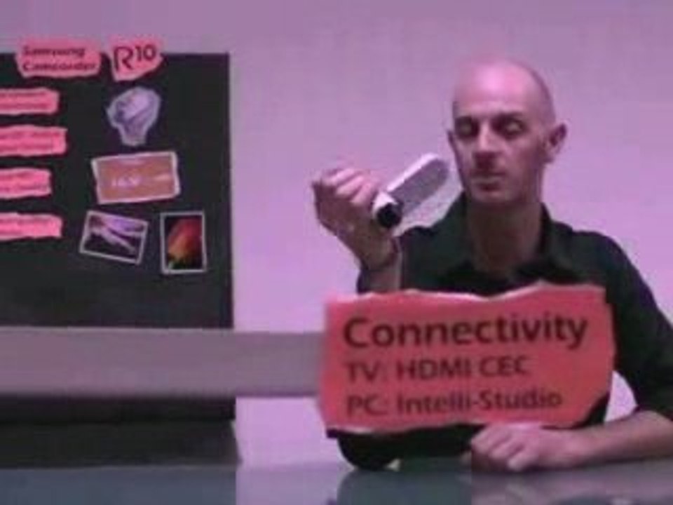 A sexy bald guy introduces R10. He is satisfied with R10.