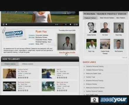 Personal Training Advertising - Meet Your Trainer