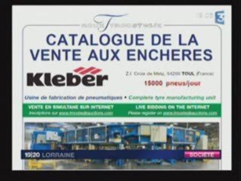 Vente des machines chez Kléber Toul