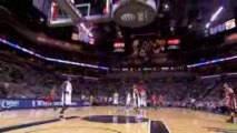 NBA Steve Blake hits a half court shot to beat the buzzer.