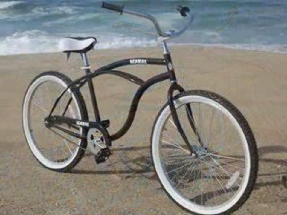 Black Beach Cruiser Bike by Makai Bikes