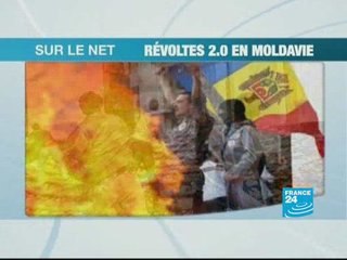 Manifestations anti-communistes sur la toile moldave