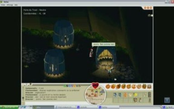 dofus :Drazzer et flaviusmimi piege un petit xel air n°1