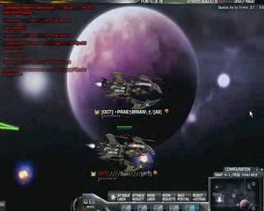 DarkOrbit - 007 vs A²T - mmo battle War