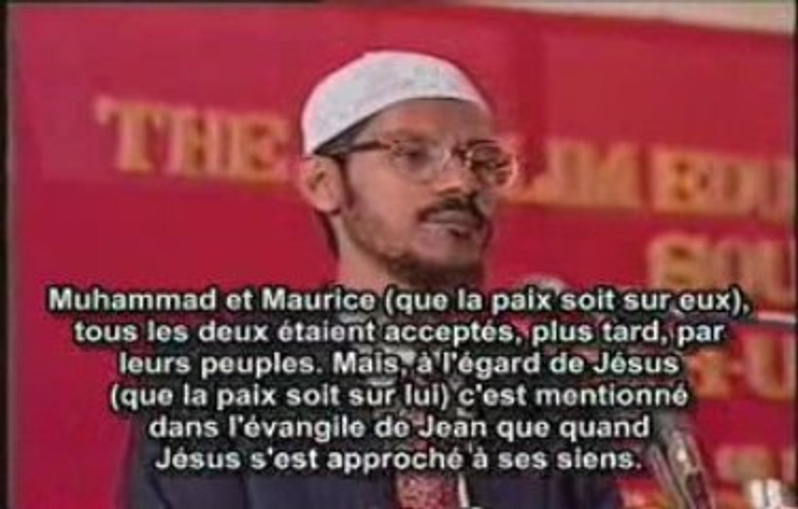 Zakir Naik:Muhammad (PBUH) dans textes chrétians et juifs