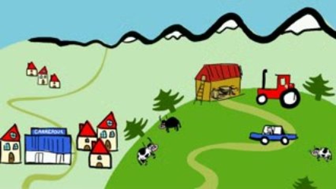 Pub CARREFOUR dessin animé