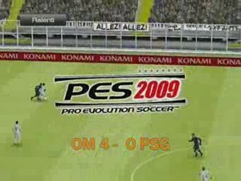 OM 7 - 0 PSG (PES 2009)