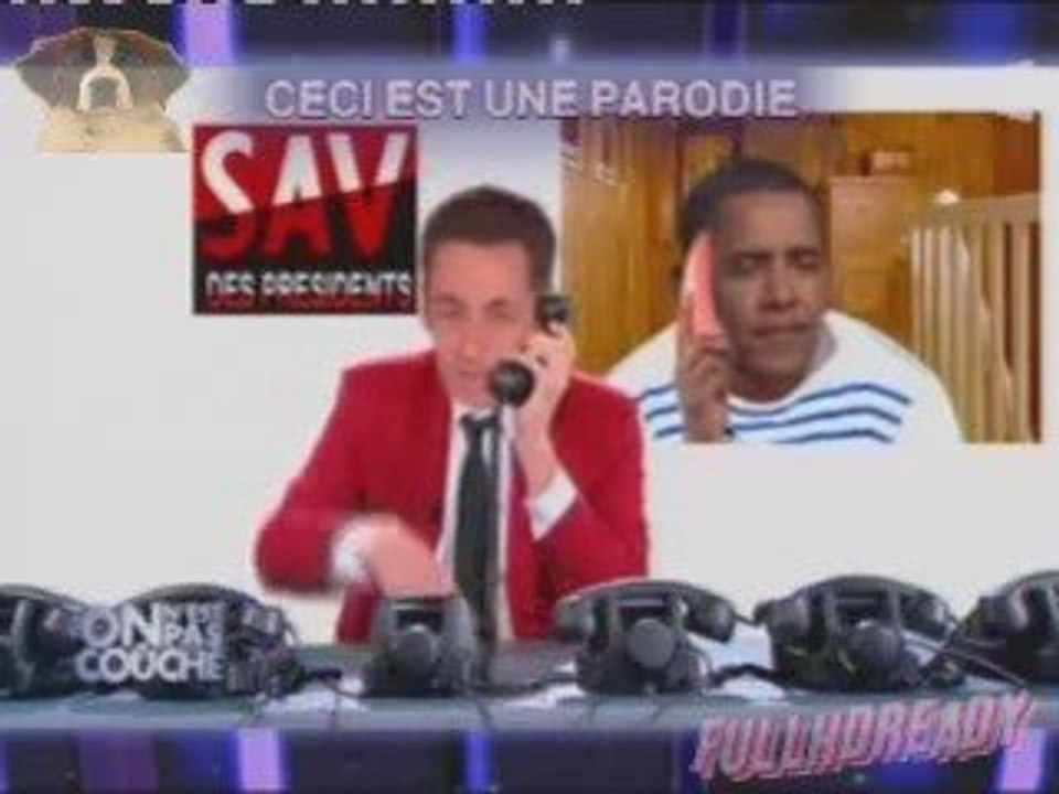 Sarkozy et Obama dans le SAV des émissions vidéo