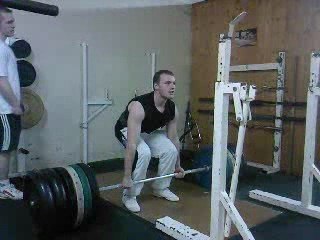 Soulevé de terre a 170kg de Bellanger Cédric à Louviers.