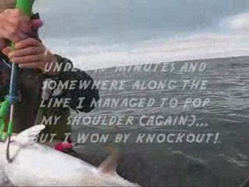 Catching longtail tuna from a kayak