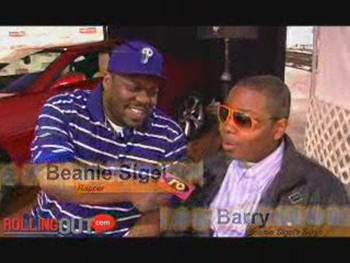 ⁣Beanie Sigel is into NASCAR!