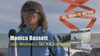WOMEN'S SNOWKITE SKIER CROSS: from Skyline Utah
