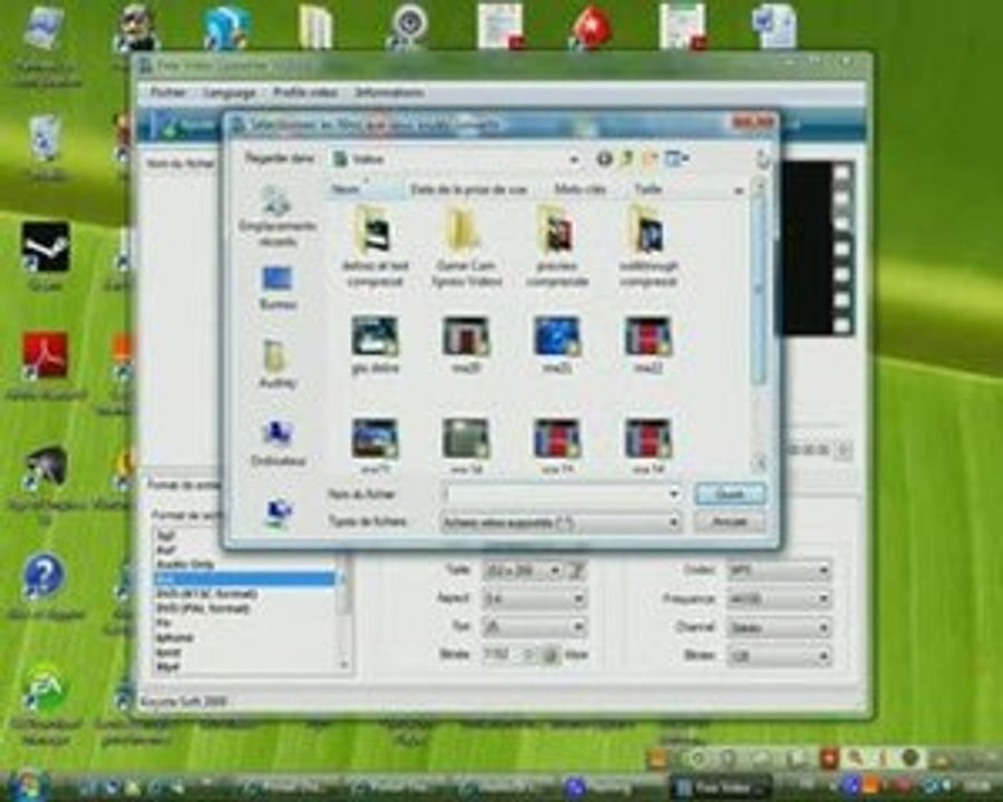 Tutoriel camstudio et free video converter