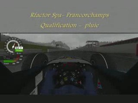Rfactor SPA FRANCORCHAMPS QUALIF.PLUIE