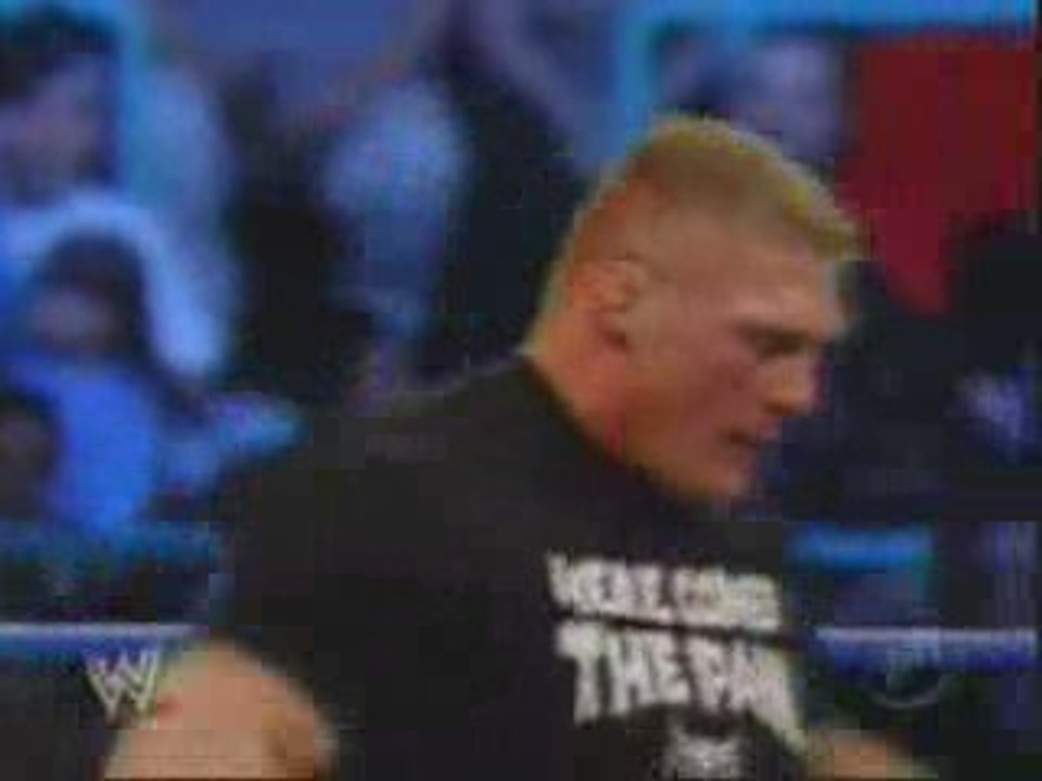 Brock Lesnar vs Matt Hardy w  Shannon Moore