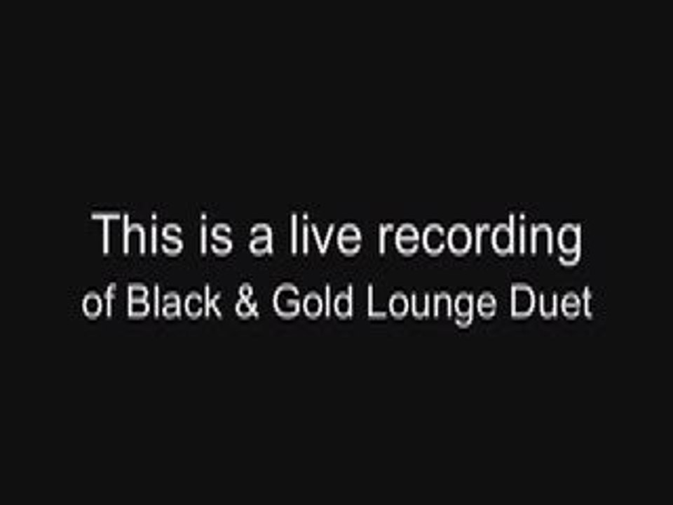 Black & Gold Function Band - Lounge setup - Performing 'L...