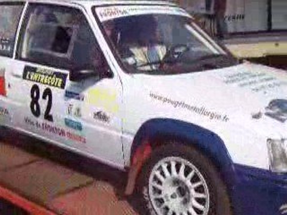 Podium rallye frontonnais 2009