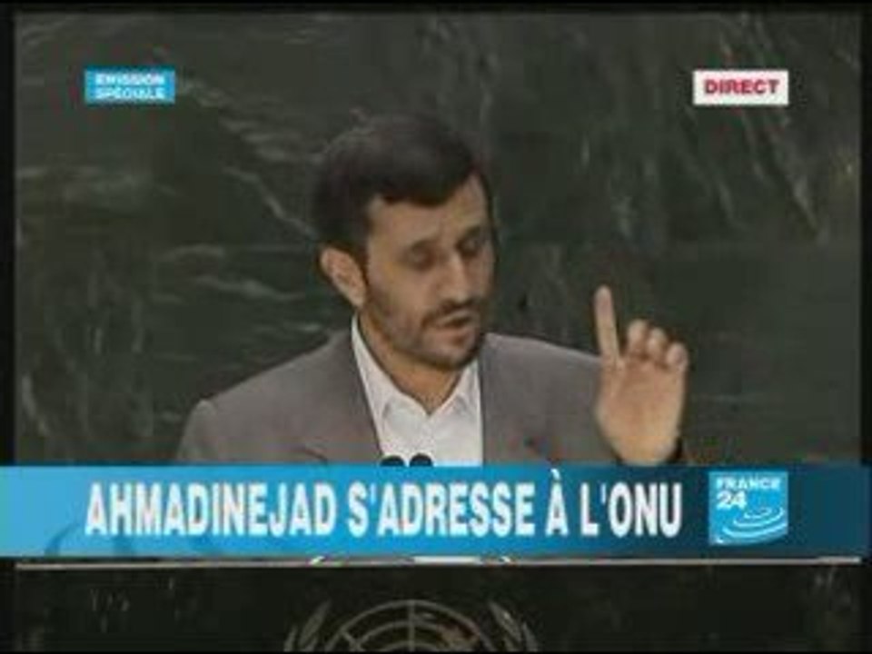 Ahmadinejad s'adresse à l'ONU 2