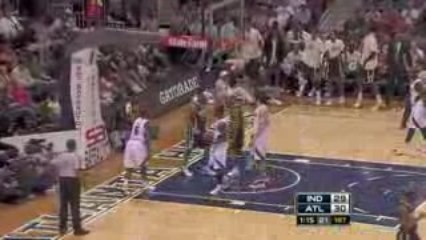 NBA  T.J. Ford throws a wonderful alley-oop pass to Stephen