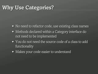 iPhone Objective-C Categories Explained