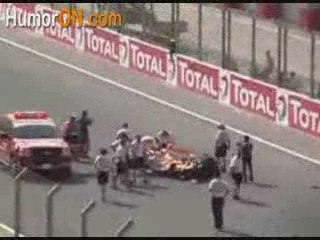 Mohammed Ben Sulayem F1 R28 Crashes in Dubai
