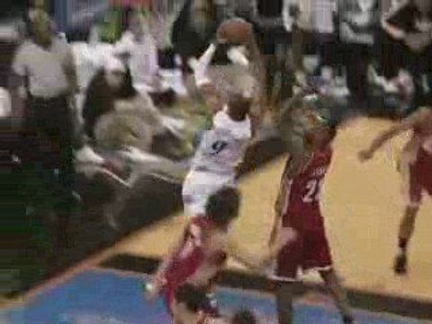 Andre Iguodala Takes LeBron to the Rack
