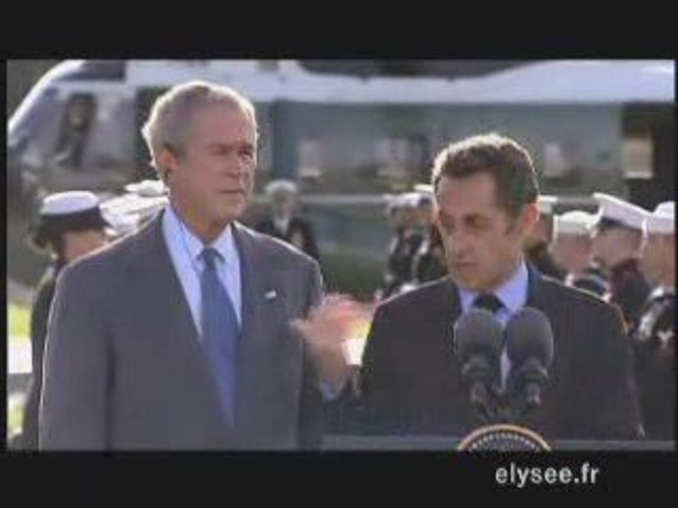 Bush, Sarkozy et Barroso... A l'aube du nouvel ordre mondial