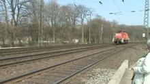 Treinen spotten in Duisburg,Duitsland op 2 April 2009 deel 2
