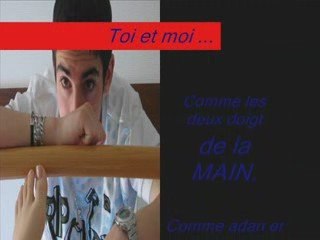 Lui et moi ma vie la ciénne