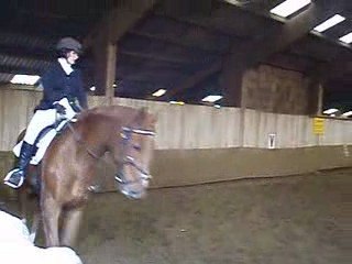Concours Dressage 05 avril Jessica et Gredin
