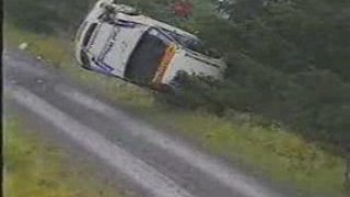 Honda Civic Rally Crash